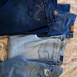 AMERICAN EAGLE  & Rock n Republic denim jean BUNDLE 14 / 16